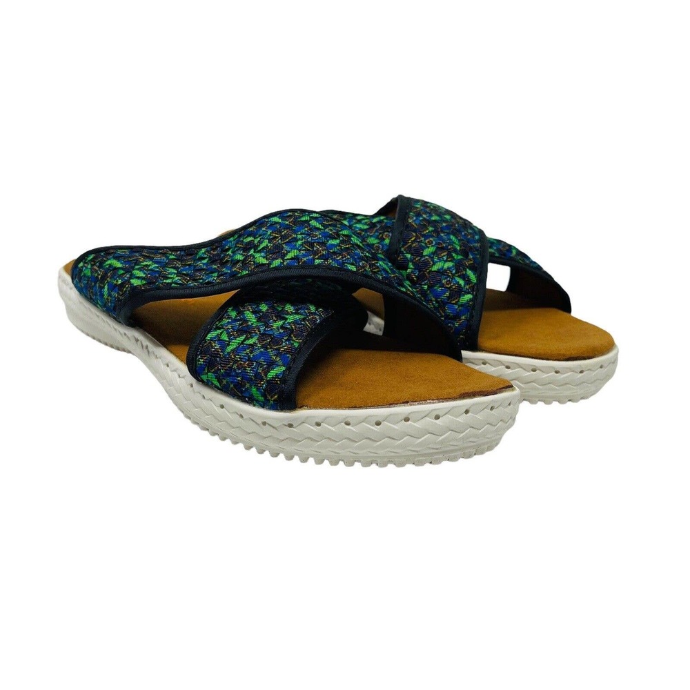 New Bernie Mev. WomansSz 5.5-6 US 36 EUR Avon Platform Slide Sandal NIB